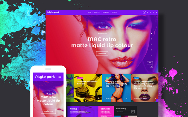 Blog WordPress Template