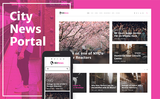 - Blog Magazine & News Portal WordPress Theme