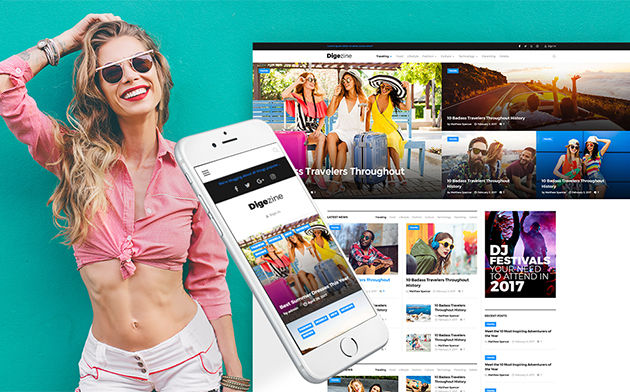 news & blog WordPress theme