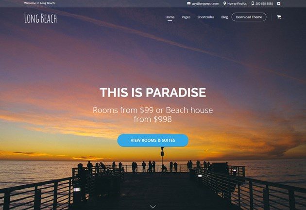 wordpress hotel booking theme