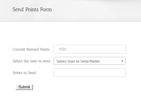 SUMO Reward Points - WooCommerce Points and Rewards - Send Points Form