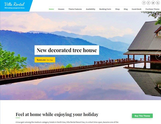 wordpress hotel booking theme