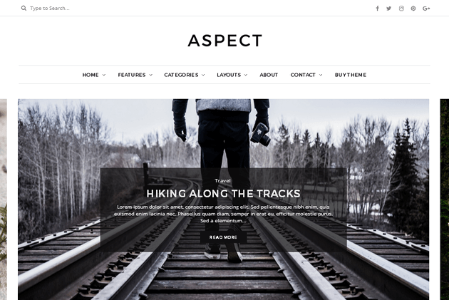 Aspect WordPress Theme