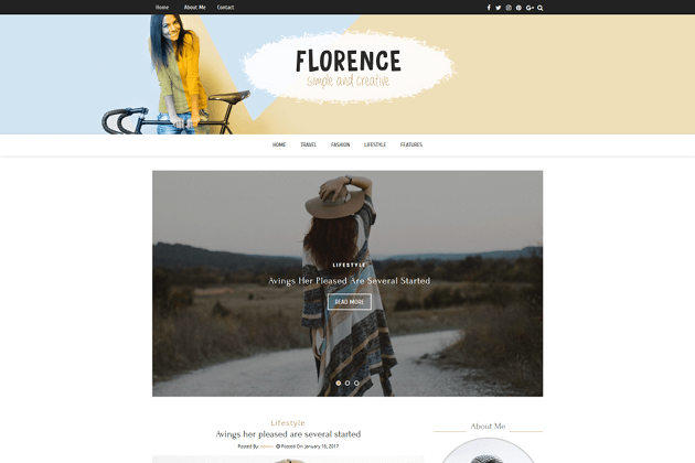 Florence WordPress Theme