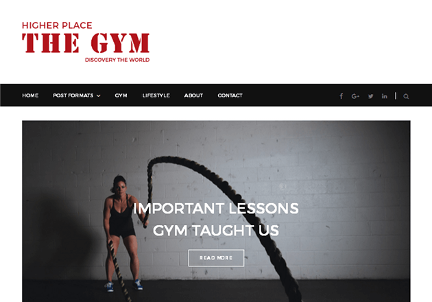 Higher Place WordPress Theme