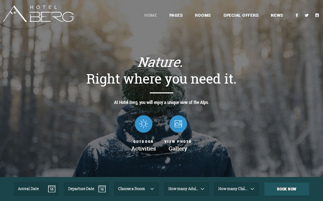 Hotel California WordPress Theme