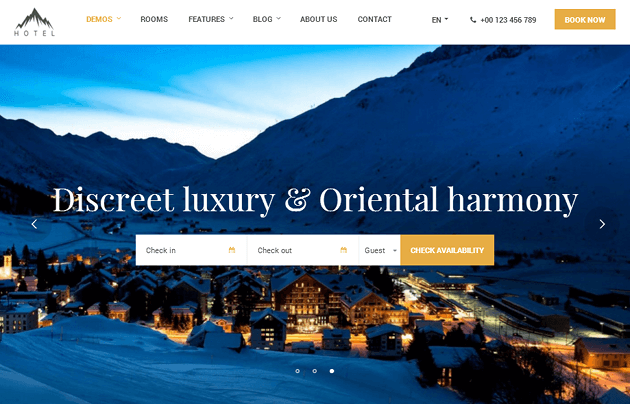 Hotel WP WordPress Theme