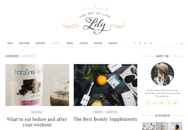 Lily WordPress Theme