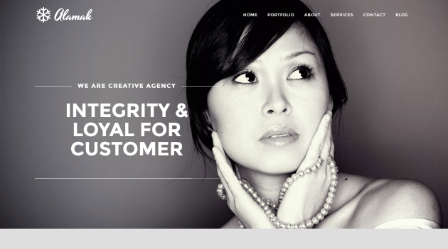 Alamak Portfolio WordPress Theme