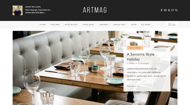 Artmag WordPress Theme