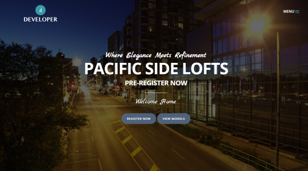 Developer Real Estate WordPress Theme