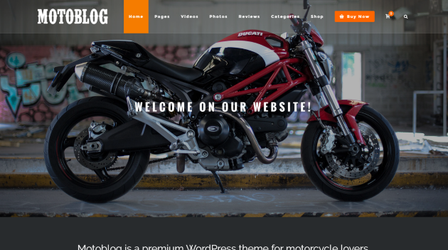 Motoblog WordPress Theme