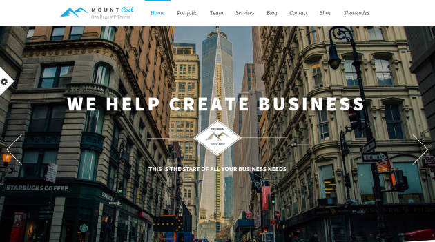 Mount Cool WordPress Theme