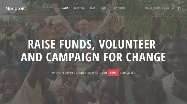 Nonprofit WordPress Theme