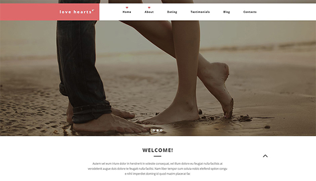 Love Hearts WordPress Theme 