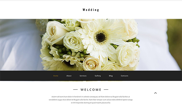 Wedding agency WordPress Theme 