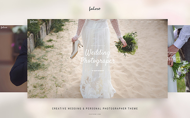 Falero Wedding Photographer Theme WordPress Theme 