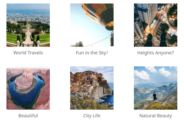 WP Media Folder - Gallery Example - Default