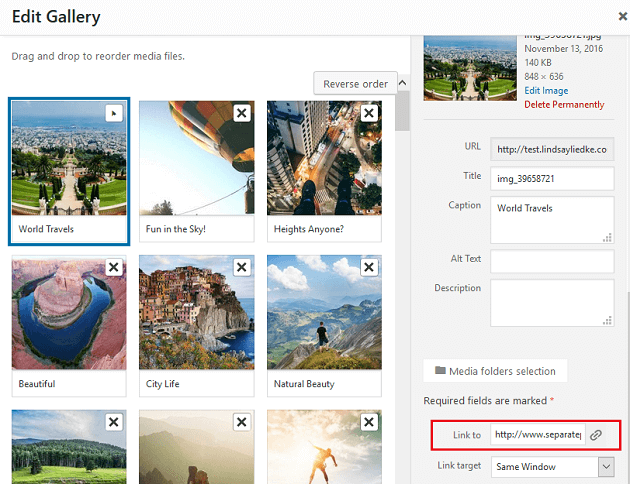 WP Media Folder - Gallery Example - Portfolio