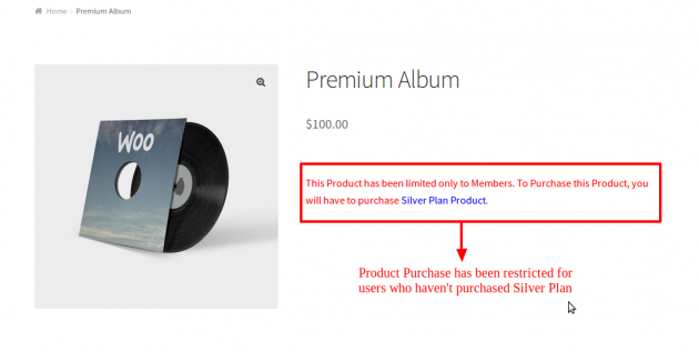 SUMO Memberships - Product Purchase Restriction