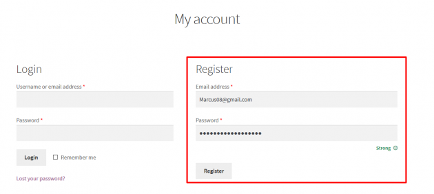 SUMO Coupons - WooCommerce Coupon System Account Signup Page
