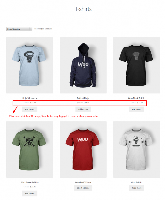 WooCommerce Dynamic Pricing - User Role Discounts Customer