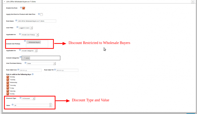 WooCommerce Dynamic Pricing - Category Product Admin Rule1