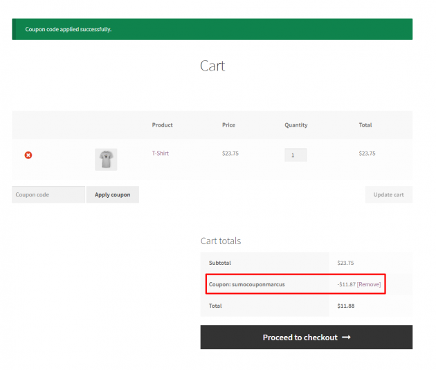 SUMO - Coupons - WooCommerce Coupon System -Account Signup - AutoApply Frontend