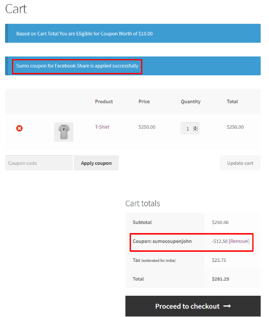 SUMO-Coupons -WooCommerce Coupon System - Social - AutoApply - Cart Page