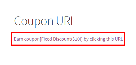 SUMO Coupons - WooCommerce Coupon System - Coupon URL - Frontend