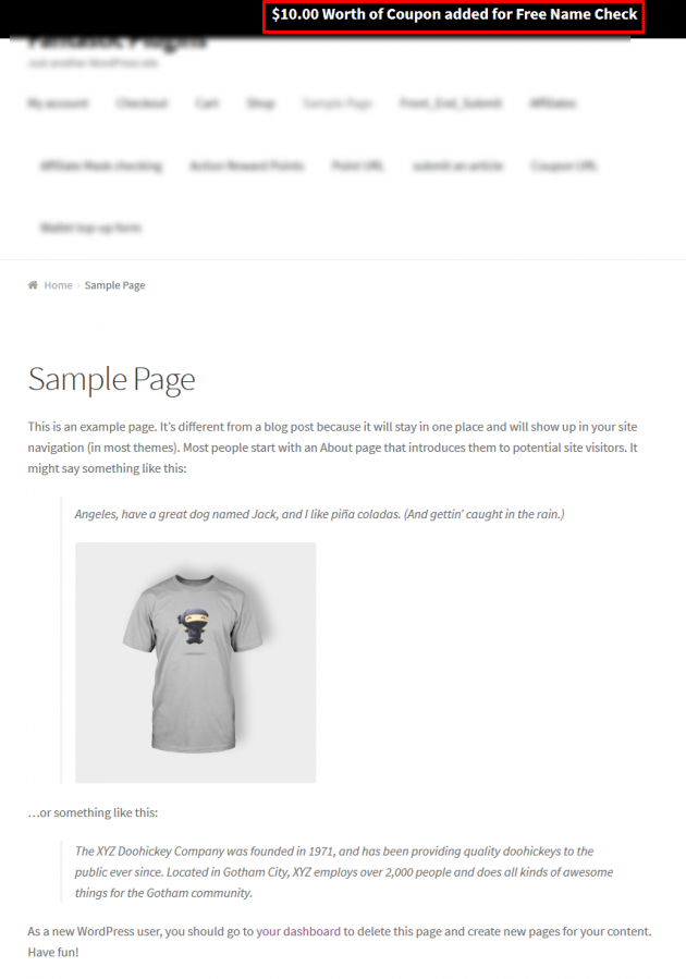 SUMO Coupons - WooCommerce Coupon System - Coupon URL accessed
