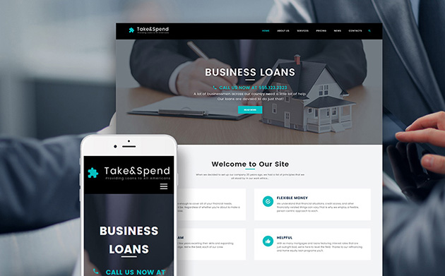 Loans and Mortgages WordPress Theme 