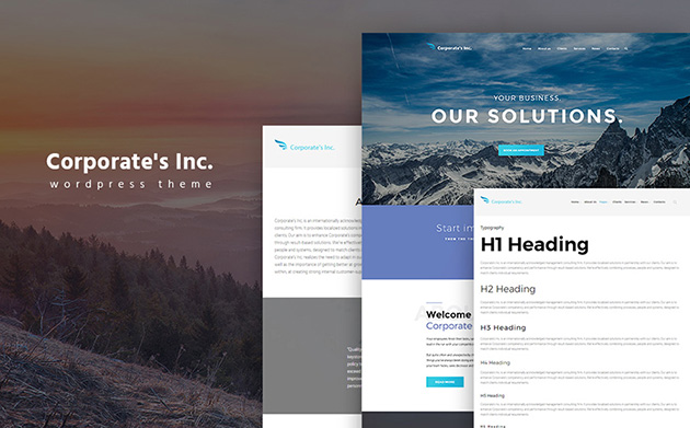 Corporate's Inc WordPress Theme 
