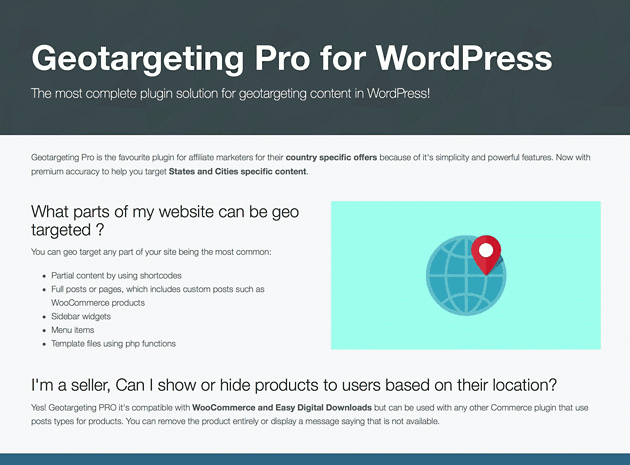 Geotargeting Pro for WordPress