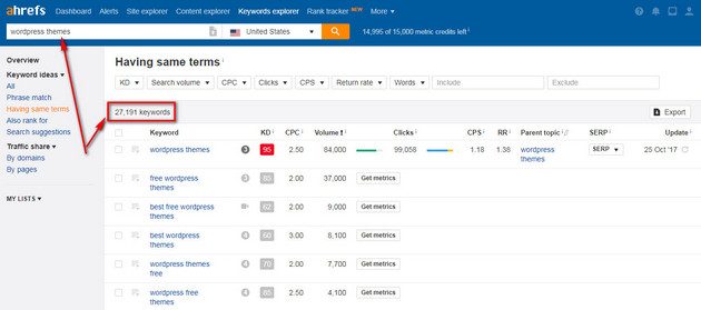 keyword explorer