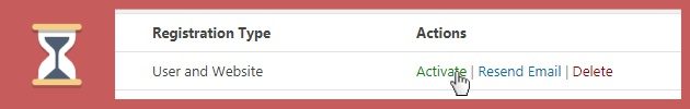 Pending users: Manage non-confirmed signups