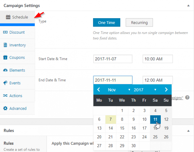 Schedule a One-Time Campaign With Finale