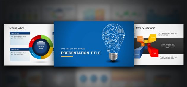 SlideModel.com PowerPoint template showcase