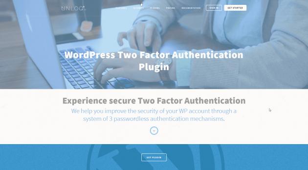 UNLOQ WorfPress Plugin Landing Page