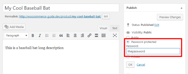 woocommerce product visibility