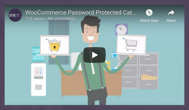 WooCommerce Password Protected Categories