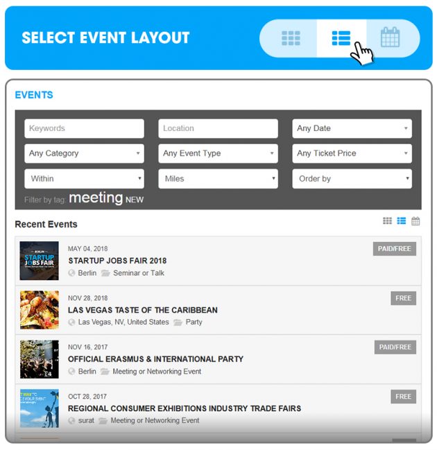 WP Event Manager WordPress Plugin