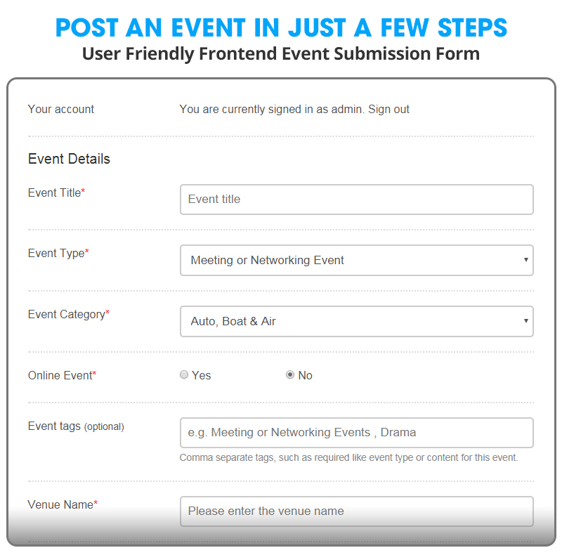 WP Event Manager WordPress Plugin