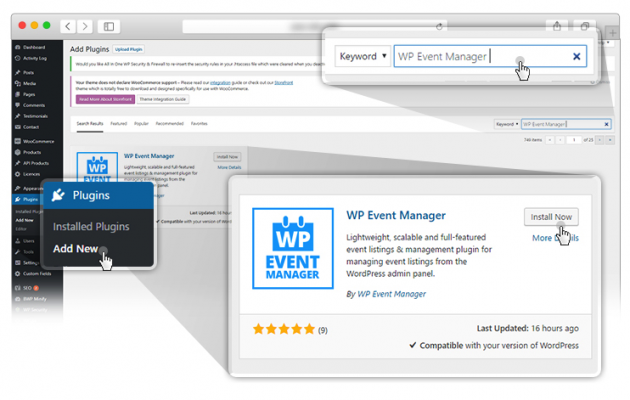 WP Event Manager WordPress Plugin