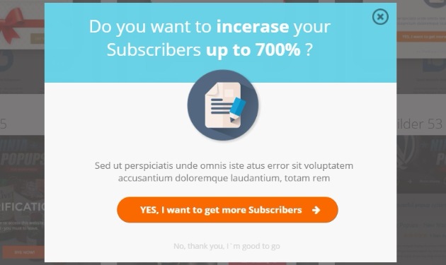 ninja popups example