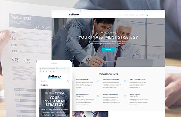 Investment Company WP Theme 