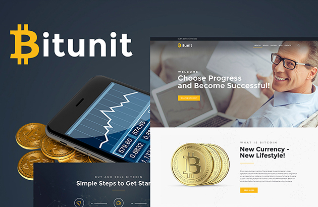 Bitcoin WordPress Template 