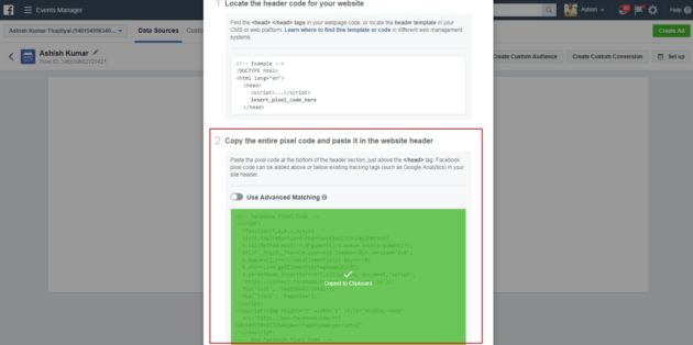 WordPress Facebook Pixel Image10