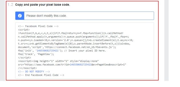 WordPress Facebook Pixel Image16