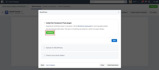 WordPress Facebook Pixel Image5
